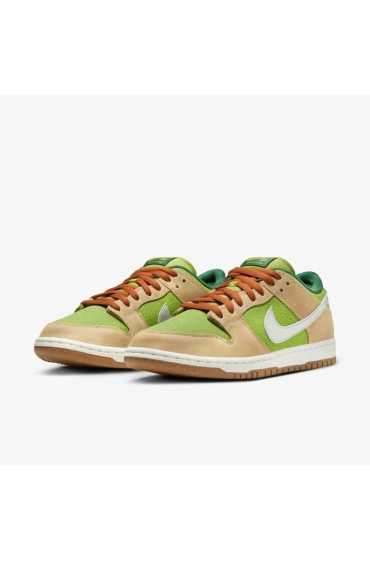 کتونی اسکیت برد مدل Nike SB Dunk Low Pro رنگ کنجد / گلابی / صنوبر / نقره ای متالیک مردانه نایک