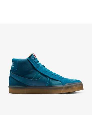 کتونی اسکیت برد مدل Nike SB Zoom Blazer Mid Premium Plus رنگ پرتگاه سبز/فانتوم/آدامس زرد/پرتگاه سبز مردانه نایک