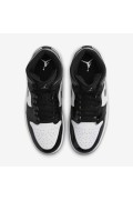 کتونی ایر جردن 1 مدل Air Jordan 1 Mid 'Black Patent' رنگ مشکی/سفید/طلای متالیک/نقره ای متالیک مردانه نایک