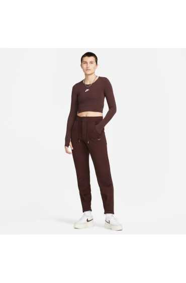 شلوار ورزشی مدل Nike Sportswear Modern Fleece رنگ زمین/آلو گرفتگی زنانه نایک