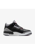 کتونی جردن مدل Air Jordan 3 OG 'Black Cement' رنگ مشکی/خاکستری سیمانی/سفید قله/قرمز آتشی مردانه نایک