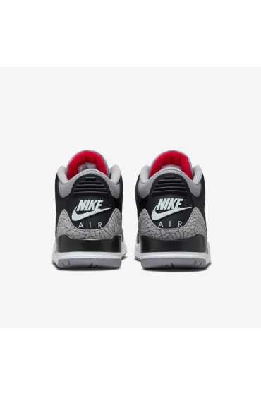 کتونی جردن مدل Air Jordan 3 OG 'Black Cement' رنگ مشکی/خاکستری سیمانی/سفید قله/قرمز آتشی مردانه نایک