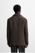 کت تک تک HOUNDSTOOTH مردانه شتری زارا