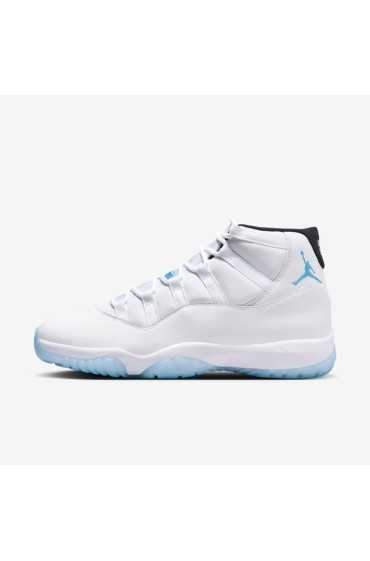 کتونی جردن مدل Air Jordan 11 'Legend Blue' رنگ سفید/سیاه/آبی افسانه ای مردانه نایک