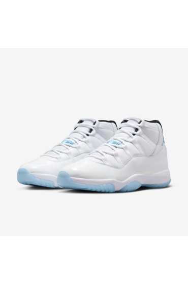 کتونی جردن مدل Air Jordan 11 'Legend Blue' رنگ سفید/سیاه/آبی افسانه ای مردانه نایک