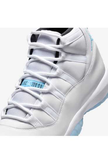 کتونی جردن مدل Air Jordan 11 'Legend Blue' رنگ سفید/سیاه/آبی افسانه ای مردانه نایک