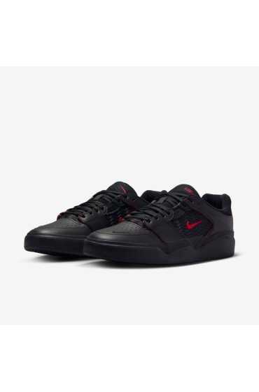 کتونی اسکیت برد مدل Nike SB Ishod Premium رنگ مشکی/مشکی/مشکی/قرمز دانشگاهی مردانه نایک