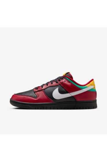 کتونی دانک مدل Nike Dunk Low 'خالکوبی دوچرخه سوار' رنگ مشکی / قرمز ورزشی / طلایی دانشگاهی / سفید مردانه نایک