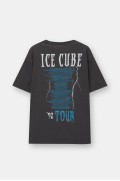 تیشرت آستین کوتاه "Ice Cube". مردانه مشکی پل اند بیر