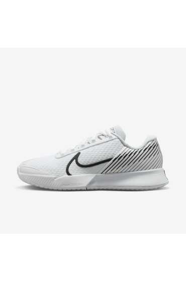 کتونی تنیس مدل NikeCourt Air Zoom Vapor Pro 2 عددی رنگ سفید/پلاتین خالص/مشکی مردانه نایک