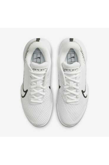 کتونی تنیس مدل NikeCourt Air Zoom Vapor Pro 2 عددی رنگ سفید/پلاتین خالص/مشکی مردانه نایک