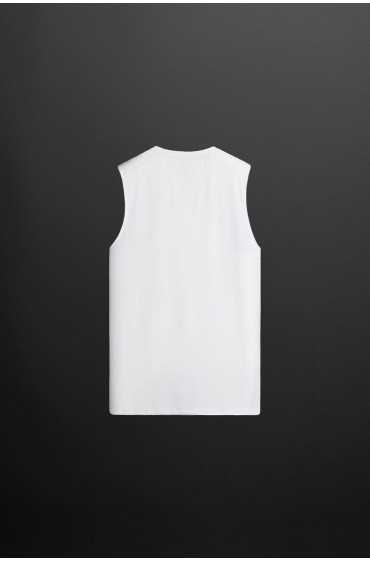 TRAINING TANK TOP مردانه سفید زارا