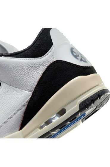 کتونی جردن مدل Air Jordan 3 Retro Quai 54 رنگ Summit White/Off Noir-Game Royal مردانه نایک