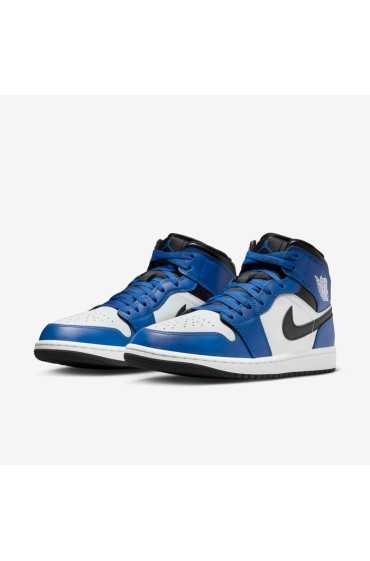 کتونی جردن مدل Air Jordan 1 Mid 'Game Royal' رنگ بازی رویال/سفید/سیاه مردانه نایک