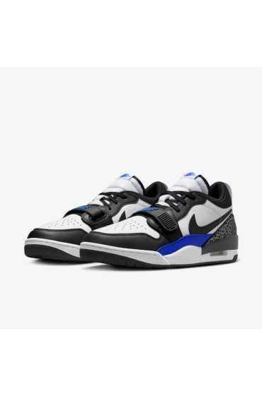 کتونی جردن مدل Air Jordan Legacy 312 Low رنگ سفید/بازی رویال/گرگ خاکستری/سیاه مردانه نایک