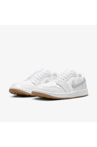 کتونی جردن مدل Air Jordan 1 Low G رنگ سفید/صمغ قهوه ای/پلاتینی خالص مردانه نایک