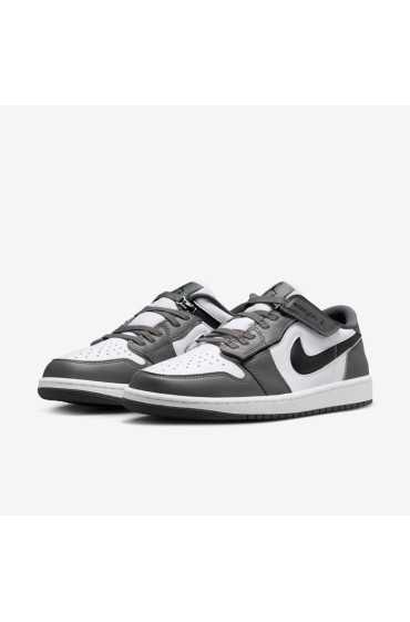 کتونی جردن مدل Air Jordan 1 Low EasyOn رنگ سفید / خاکستری آهنی / مشکی مردانه نایک