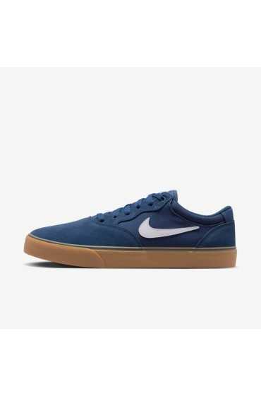 کتونی اسکیت برد مدل Nike SB Chron 2 عددی رنگ سرمه ای / نیروی دریایی / آدامس قهوه ای روشن / سفید مردانه نایک