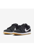 کتونی اسکیت برد مدل Nike SB Dunk Low Pro رنگ مشکی/سیاه/آدامسی قهوه ای روشن/سفید مردانه نایک