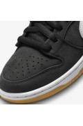 کتونی اسکیت برد مدل Nike SB Dunk Low Pro رنگ مشکی/سیاه/آدامسی قهوه ای روشن/سفید مردانه نایک