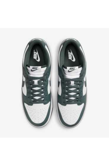 کتونی دانک مدل Nike Dunk Low Retro رنگ سفید/سفید/سبز قدیمی مردانه نایک