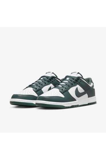 کتونی دانک مدل Nike Dunk Low Retro رنگ سفید/سفید/سبز قدیمی مردانه نایک