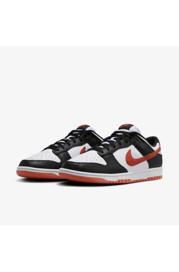 کتونی دانک مدل Nike Dunk Low Retro رنگ سفید / مشکی / قرمز اژدها مردانه نایک