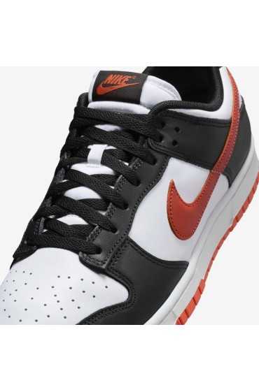 کتونی دانک مدل Nike Dunk Low Retro رنگ سفید / مشکی / قرمز اژدها مردانه نایک