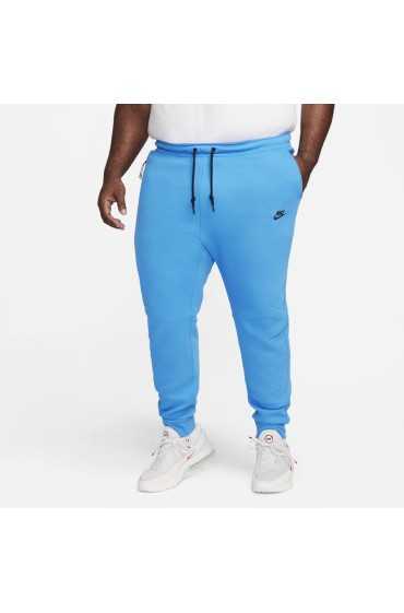 شلوار ورزشی مدل Nike Sportswear Tech Fleece رنگ عکس روشن آبی/مشکی مردانه نایک