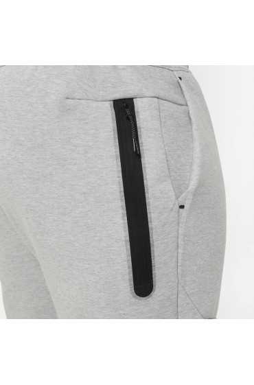 شلوار ورزشی مدل Nike Sportswear Tech Fleece رنگ خاکستری تیره هدر/سیاه مردانه نایک