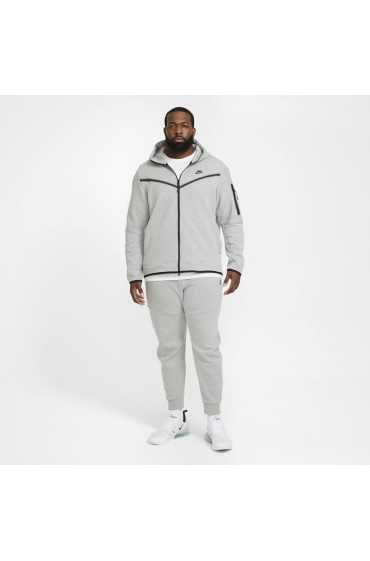 شلوار ورزشی مدل Nike Sportswear Tech Fleece رنگ خاکستری تیره هدر/سیاه مردانه نایک