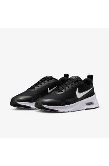 کتونی ورزشی مدل Nike Air Max Nuaxis رنگ مشکی / خاکستری تیره / دنباله دار قرمز / سفید زنانه نایک