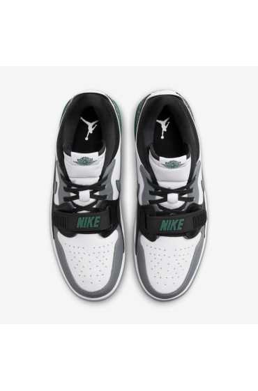 کتونی جردن مدل Air Jordan Legacy 312 Low رنگ سفید / مشکی / خاکستری سرد / سبز اکسید شده مردانه نایک