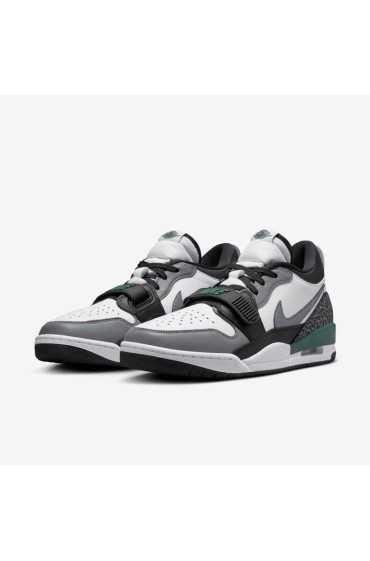 کتونی جردن مدل Air Jordan Legacy 312 Low رنگ سفید / مشکی / خاکستری سرد / سبز اکسید شده مردانه نایک