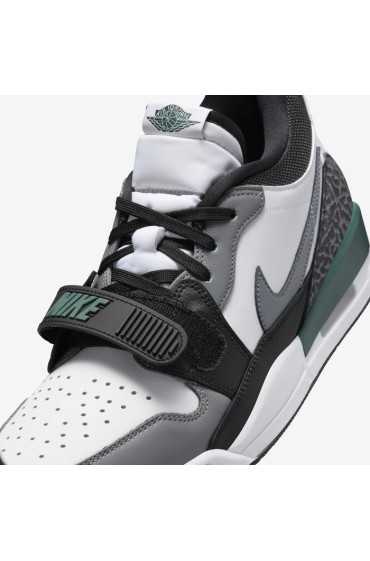 کتونی جردن مدل Air Jordan Legacy 312 Low رنگ سفید / مشکی / خاکستری سرد / سبز اکسید شده مردانه نایک