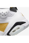 کتونی جردن مدل Air Jordan 6 Retro 'Yellow Ocher' رنگ سفید/سیاه/زرد اخرایی مردانه نایک