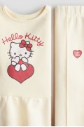 شلوار پارچه ای دخترانه زرد روشن/Hello Kitty اچ اند ام 1264538002