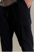 شلوار Slim Fit DryMove™ Cargo Sport Jogger مردانه مشکی اچ اند ام