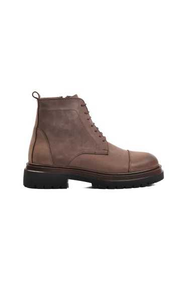 بوت مردانه چرم اصل Mink Nubuck Br-45002 M مردانه خندیدن ال سی وایکیکی