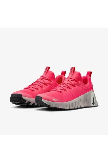 کتونی مخصوص باشگاه مدل Nike Free Metcon 6 رنگ استخوانی صورتی/سنگ آهن سبک/عاج رنگ پریده/سیاه زنانه نایک