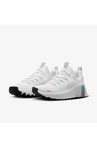 کتونی مخصوص باشگاه مدل Nike Free Metcon 6 رنگ فیروزه سفید/جین/پانچ سیاه/داغ زنانه نایک