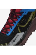 کتونی رانینگ مدل Nike Pegasus Trail 4 Gore-Tex رنگ عکس سیاه/سبک آبی/آهنگ قرمز/گوگرد زنده زنانه نایک