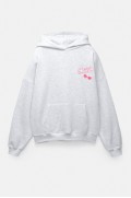 stwd hoodie با گیلاس زنانه خاکستری مارل پل اند بیر