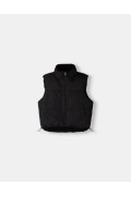 GILET SHEARLING FAUX قابل برگشت زنانه مشکی برشکا