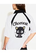 تیشرت چاپی آستین کوتاه Chococat زنانه سفید برشکا