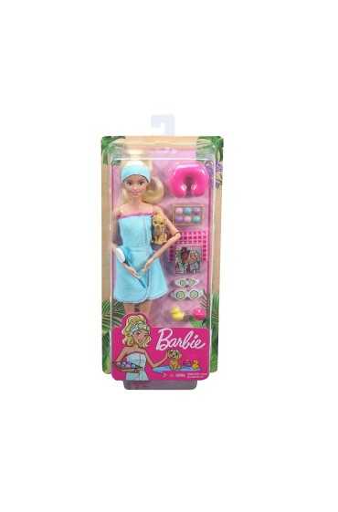 عروسک Wellness Barbie's Spa Day Dolls Spa با تم GJG55