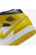 کفش کتونی بسکتبال مدل Air Jordan 1 Mid رنگ گوگرد سفید/سیاه/واضح زنانه نایک