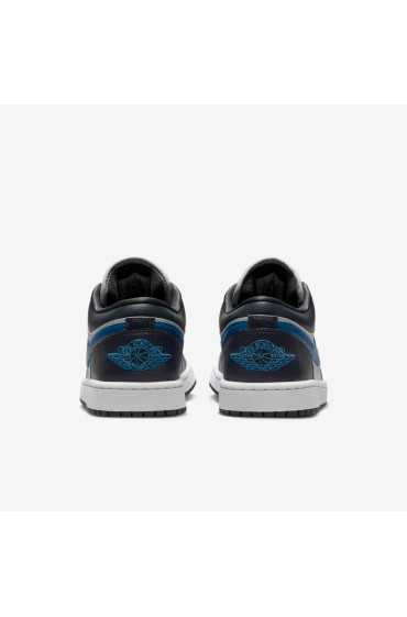 کفش کتونی بسکتبال مدل Air Jordan 1 Low رنگ آنتراسیت/خاکستری خنثی/سفید/آبی صنعتی زنانه نایک