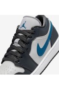 کفش کتونی بسکتبال مدل Air Jordan 1 Low رنگ آنتراسیت/خاکستری خنثی/سفید/آبی صنعتی زنانه نایک