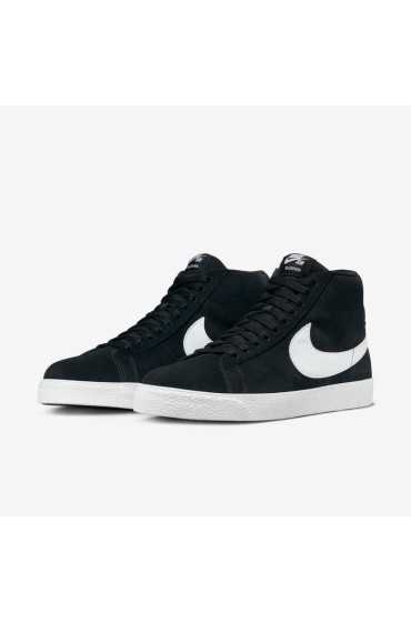 کتونی اسکیت برد مدل Nike SB Zoom Blazer Mid رنگ سیاه/سفید/سفید/سفید مردانه نایک